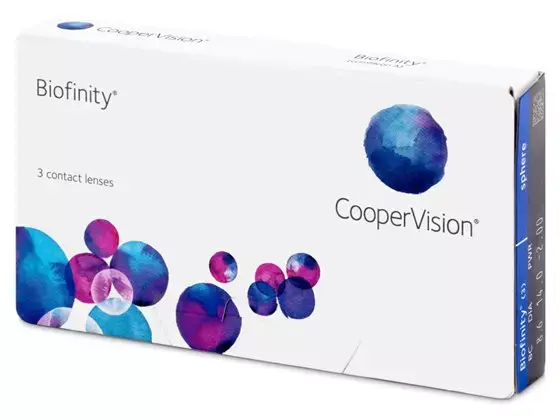 lentilla biofinity de coopervision