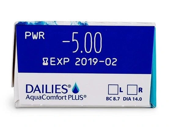 Caja dailies aquacomfort plus