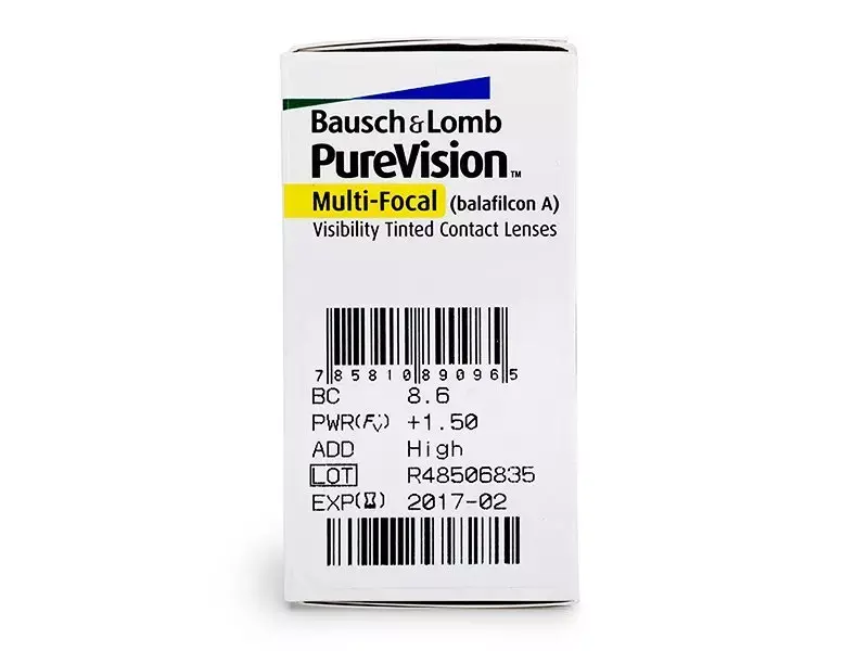 caja de purevison multifocal de bausch and lomb