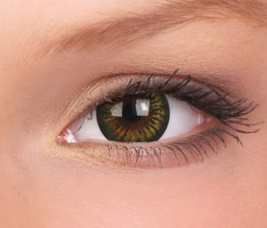 lentilla de color big eyes sweet honey