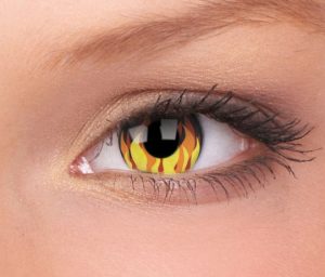 lentilla de fantasia crazy lens fuego