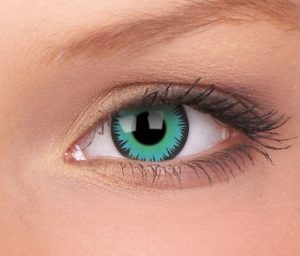 lentilla de fantasia crazy lens green werewolf