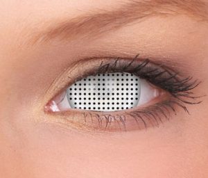 lentilla de color crazy lens blanca exodus