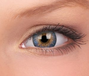 lentilla de color trublend azul