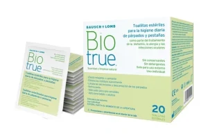 toallitas limpieza párpado biotrue
