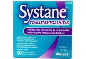 toallitas para párpado systane