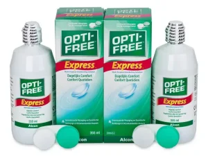 pack de líquido de lentillas opti free express de alcon