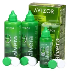 liquido de lentillas alvera de avizor pack de tres botes