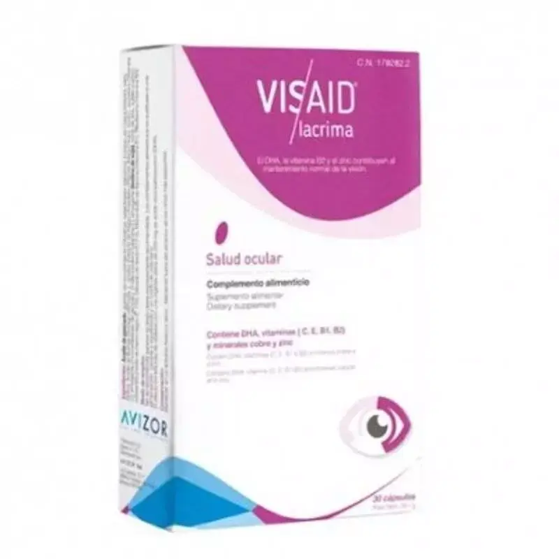 visaid lacrima, suplemento alimenticio para la vista de avizor
